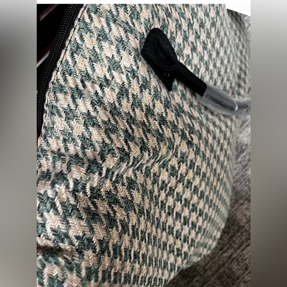 Lulu Dharma Traveler Weekender Tote Bag, Teal/Beige NWT Still in pkg - Picture 9 of 14